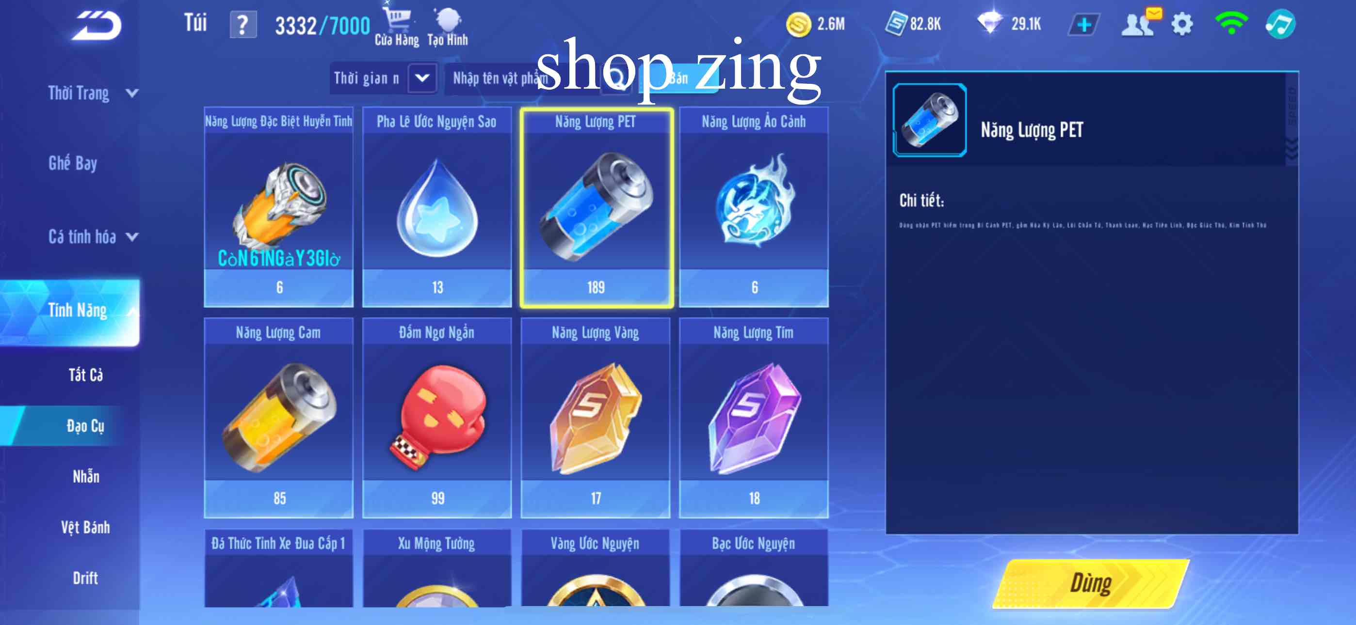 5. Tài khoản Z1760 - hình ảnh trang phục