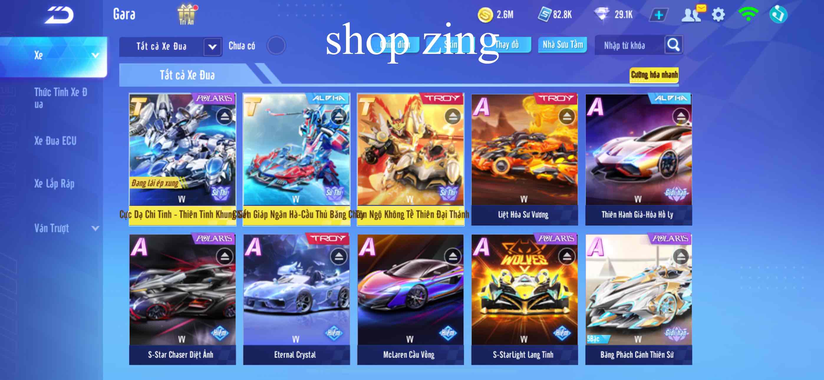1. Tài khoản Z1760 - hình ảnh túi đồ