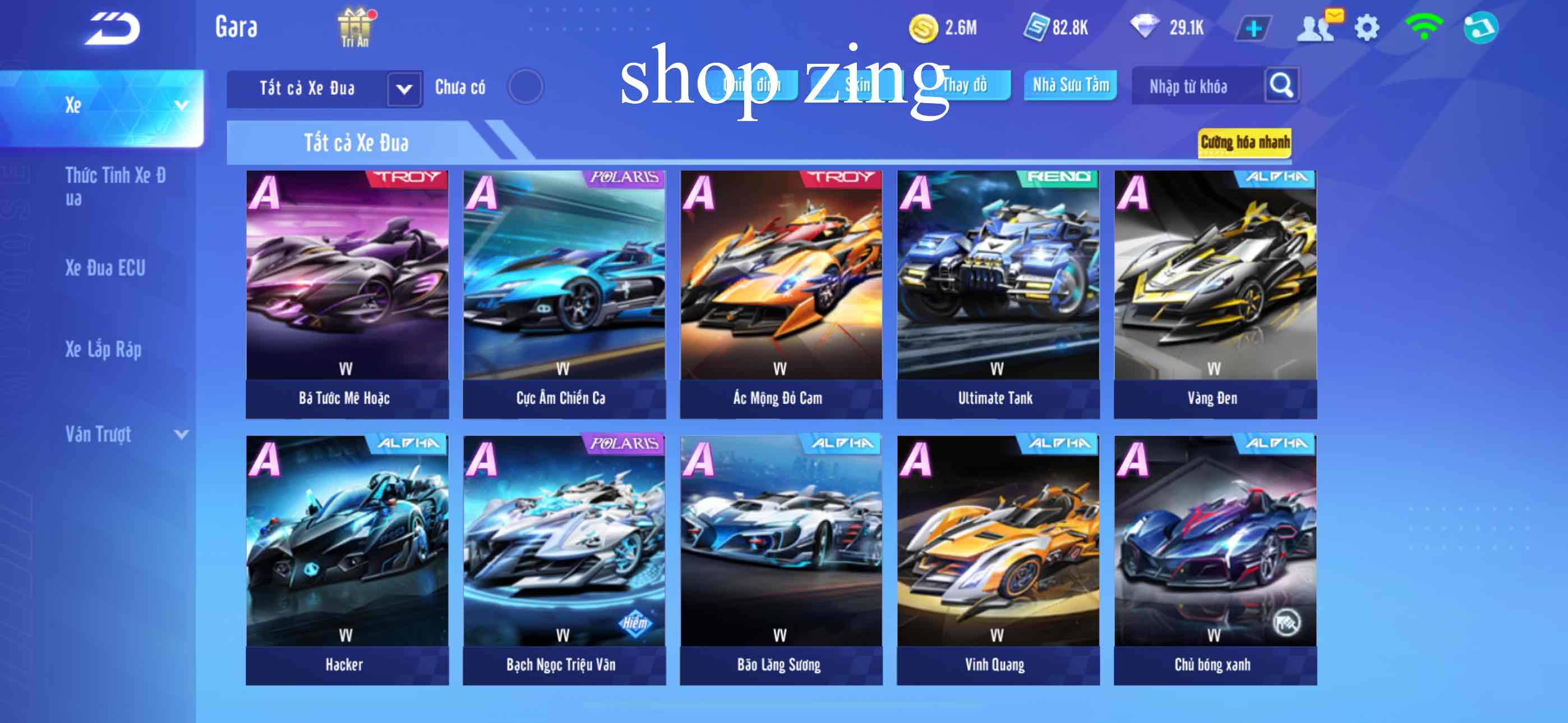 3. Tài khoản Z1760 - hình ảnh túi đồ