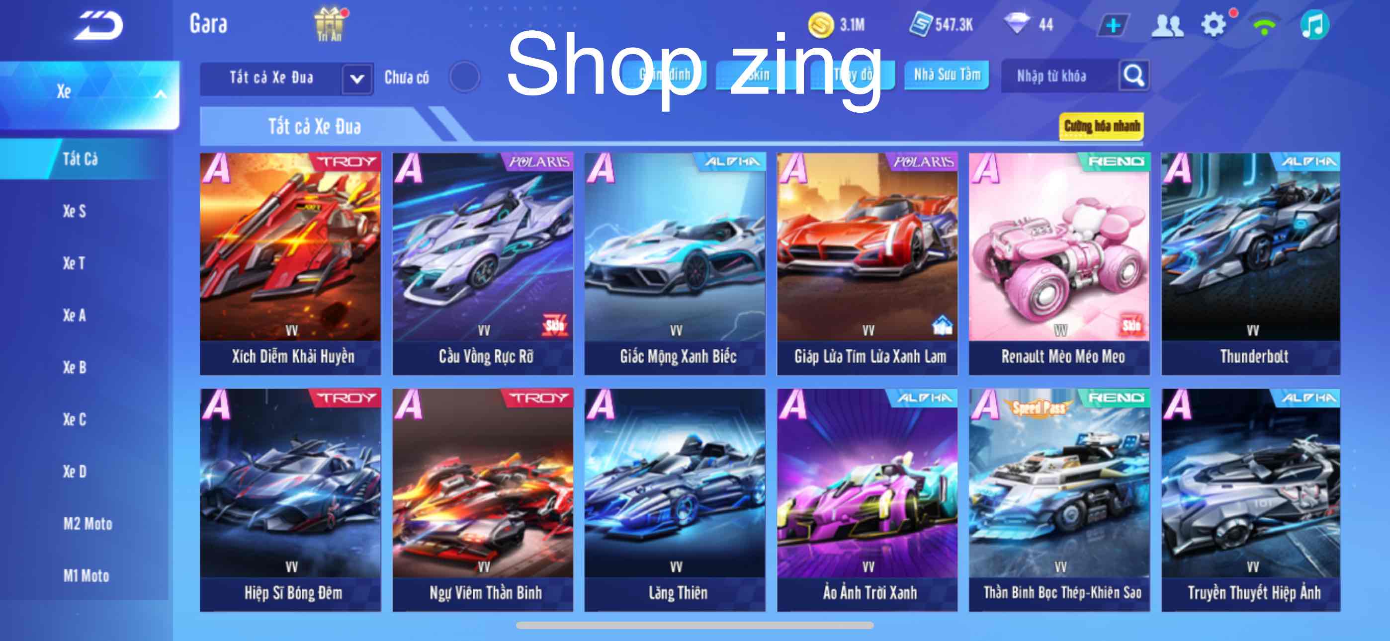 2. Tài khoản Z2197 - hình ảnh túi đồ