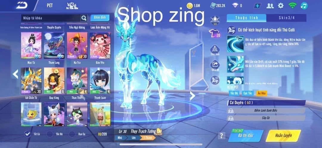 2. Tài khoản Z2311 - hình ảnh trang phục