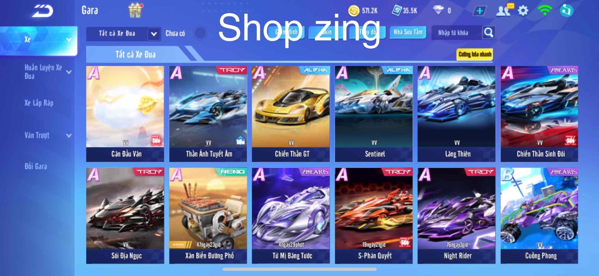2. Tài khoản Z2330 - hình ảnh túi đồ