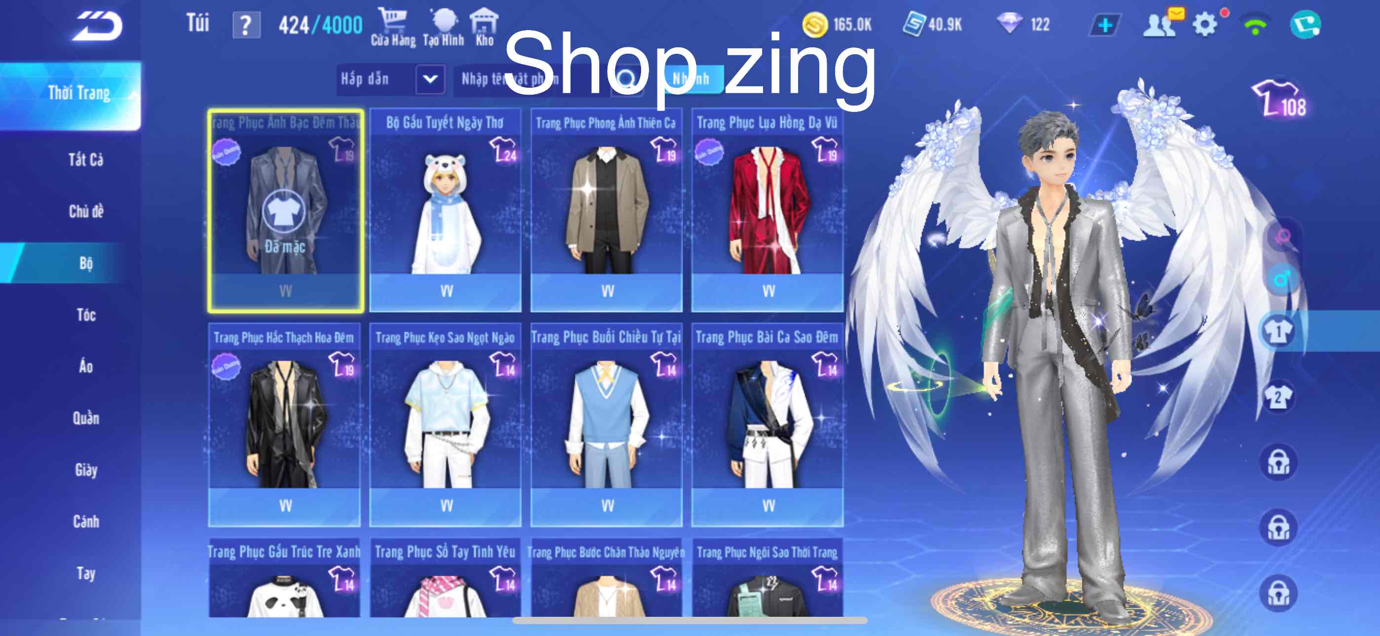 7. Tài khoản Z2374 - hình ảnh túi đồ