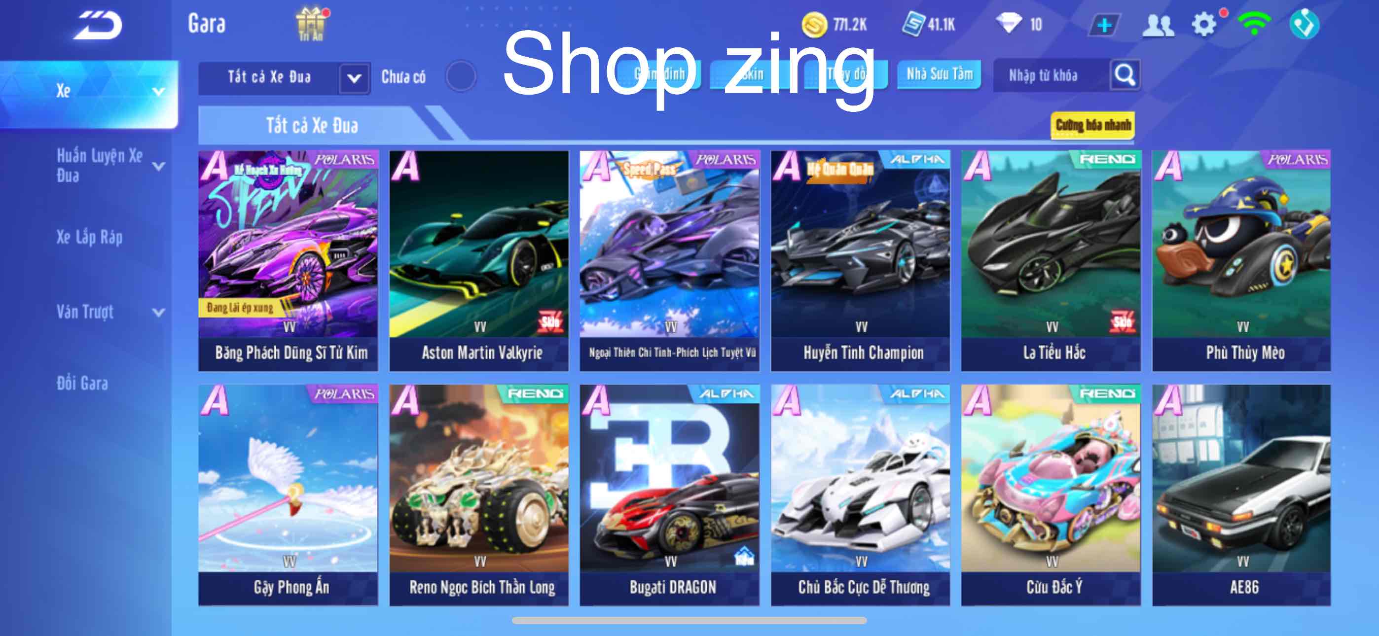 1. Tài khoản Z2400 - hình ảnh túi đồ