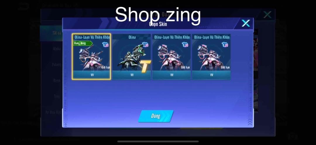 2. Tài khoản Z2402 - hình ảnh túi đồ