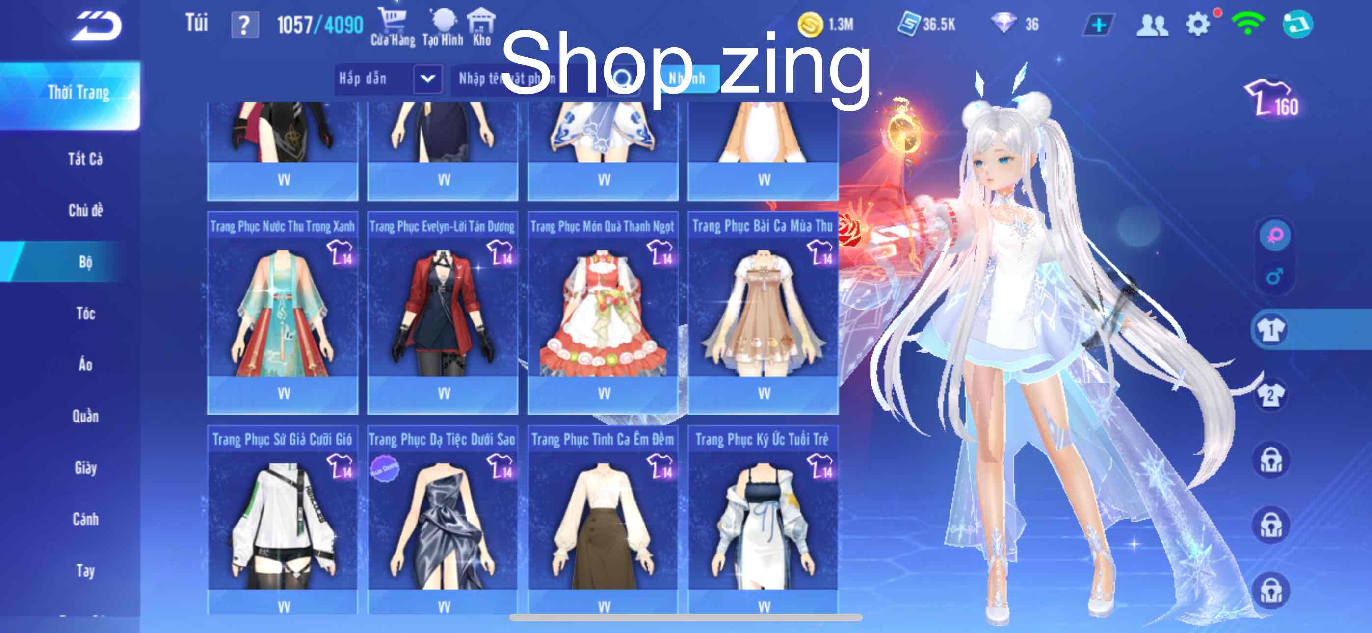 3. Tài khoản Z2410 - hình ảnh bảng ngọc