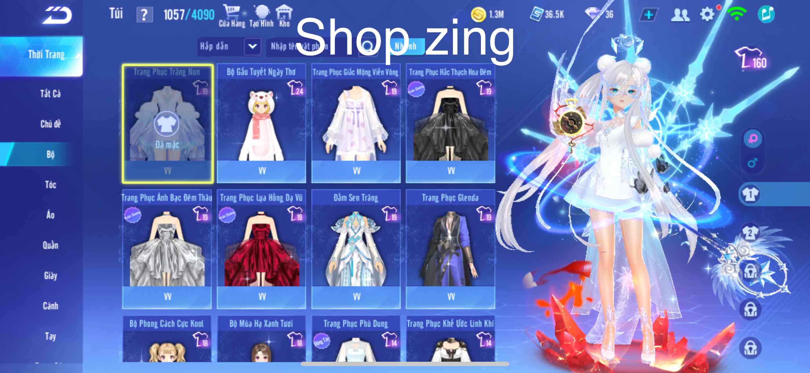 5. Tài khoản Z2410 - hình ảnh bảng ngọc