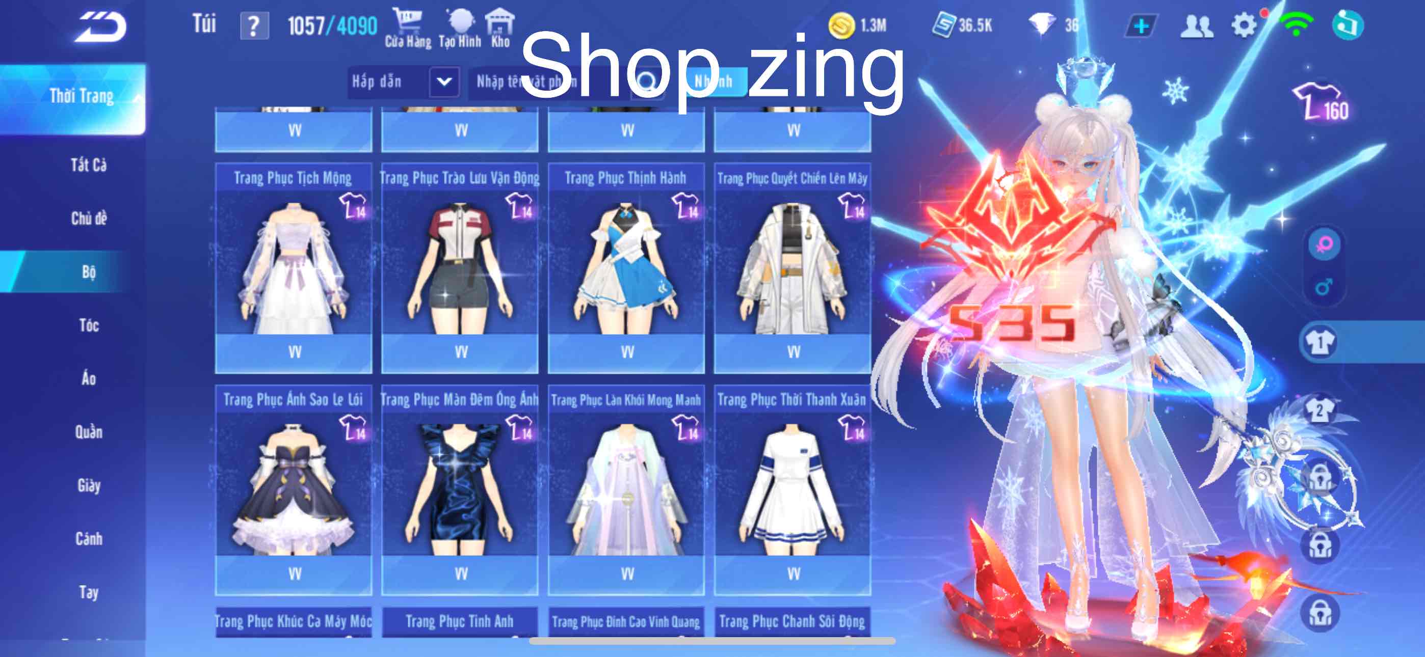 7. Tài khoản Z2410 - hình ảnh bảng ngọc