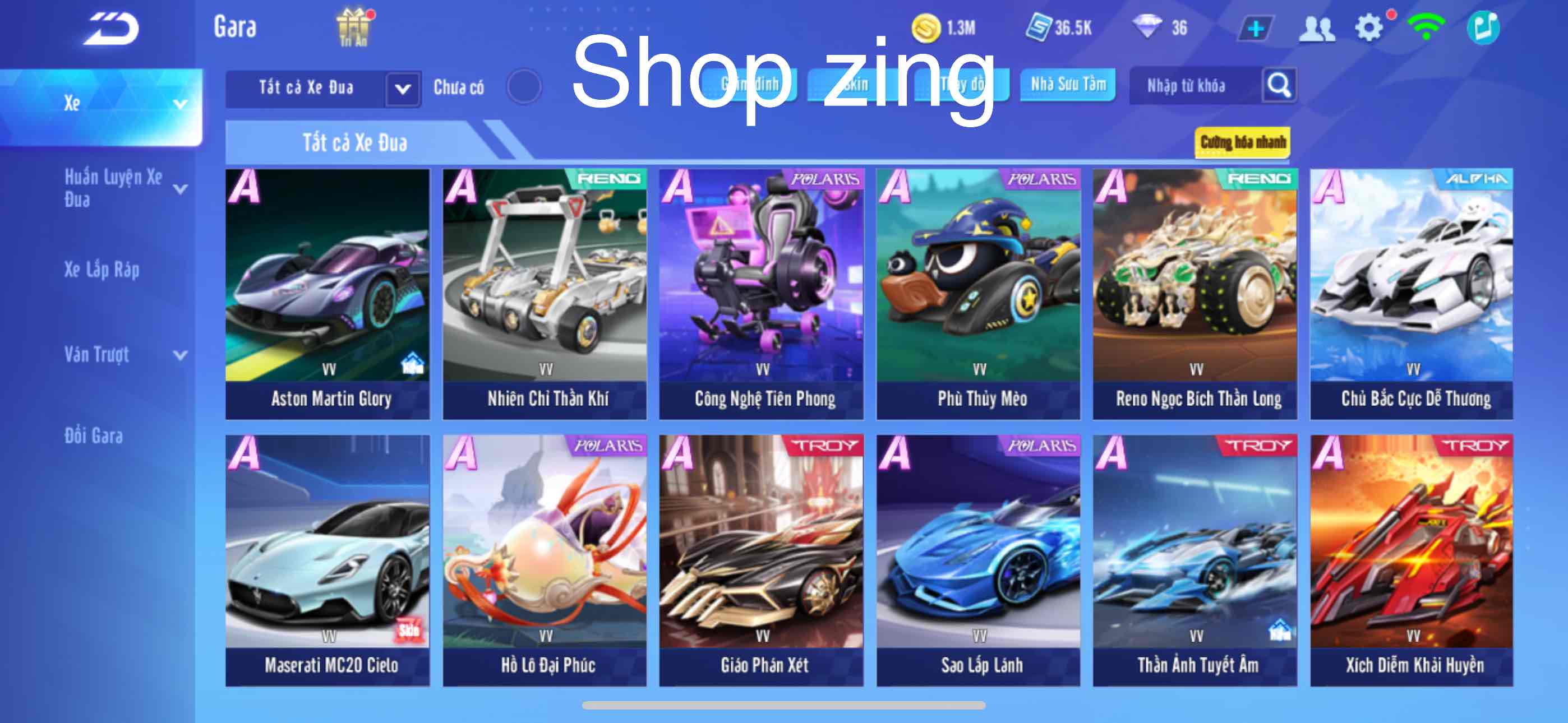 2. Tài khoản Z2410 - hình ảnh túi đồ