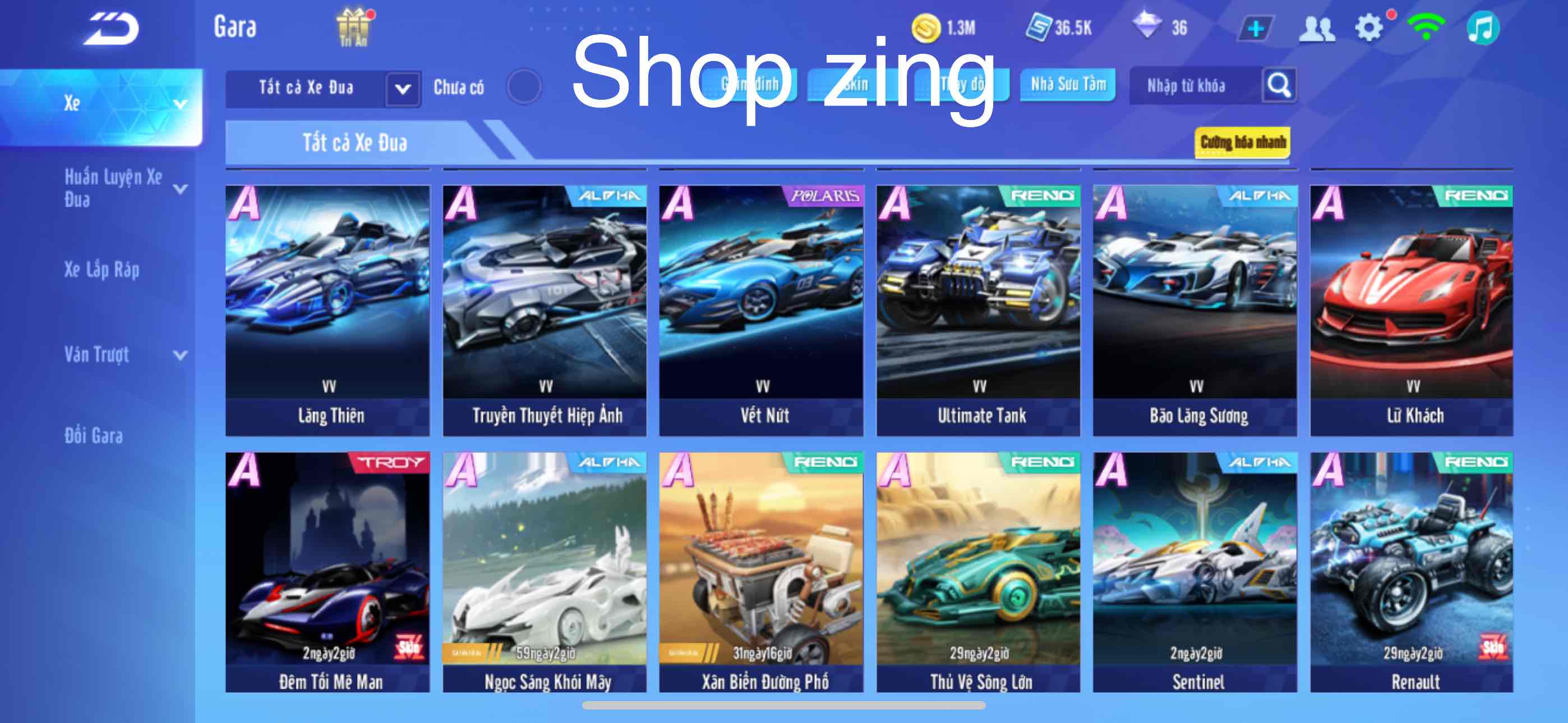 3. Tài khoản Z2410 - hình ảnh túi đồ
