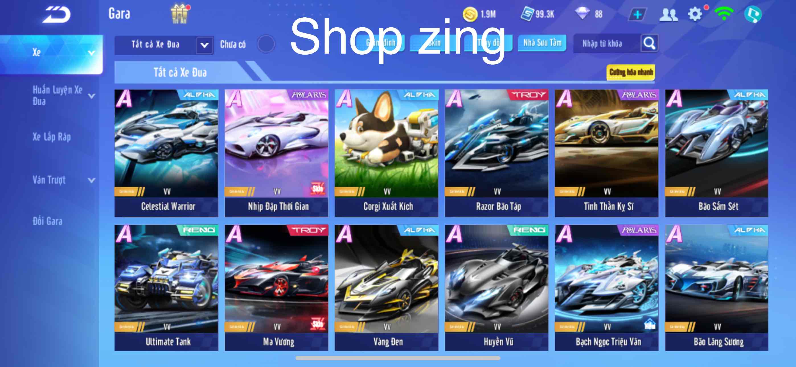 3. Tài khoản Z2411 - hình ảnh túi đồ