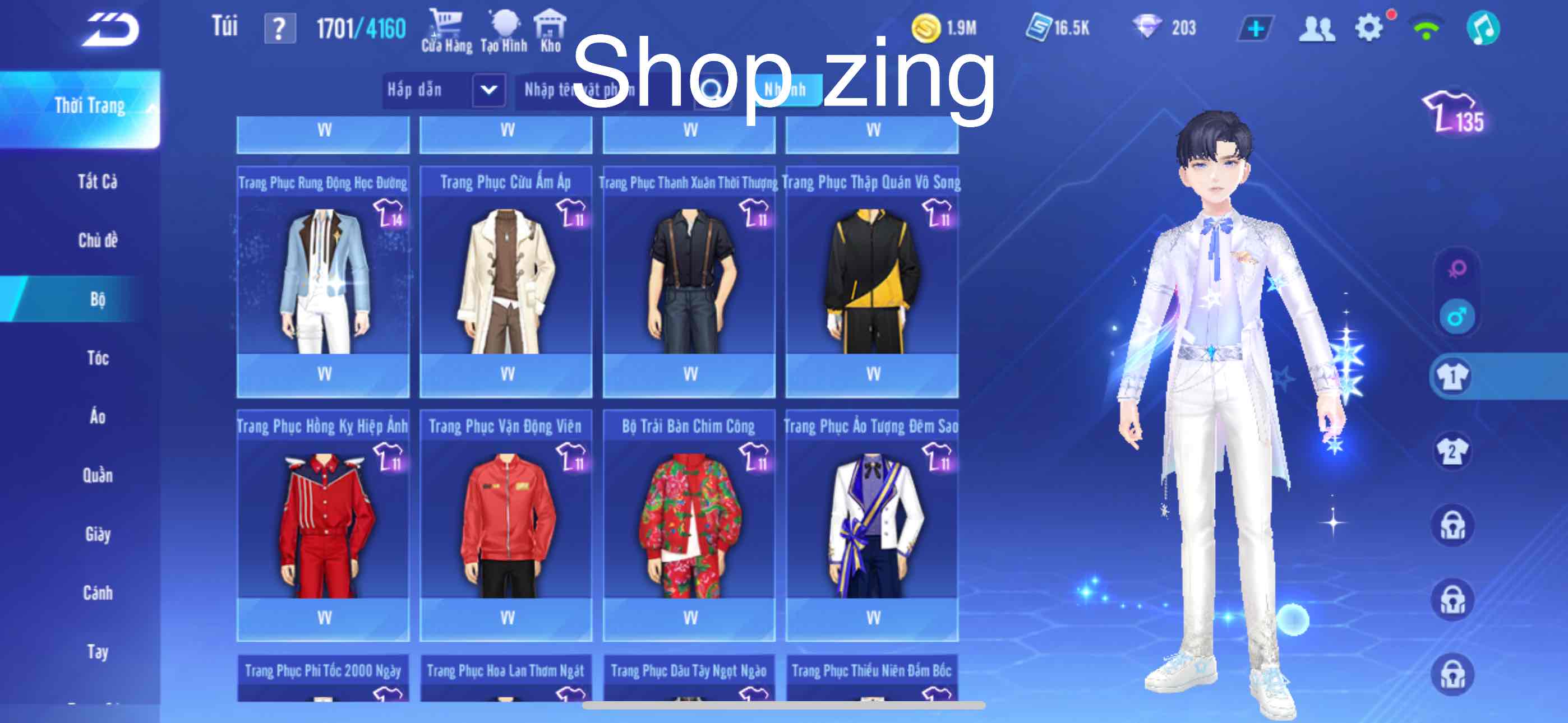 2. Tài khoản Z2412 - hình ảnh bảng ngọc