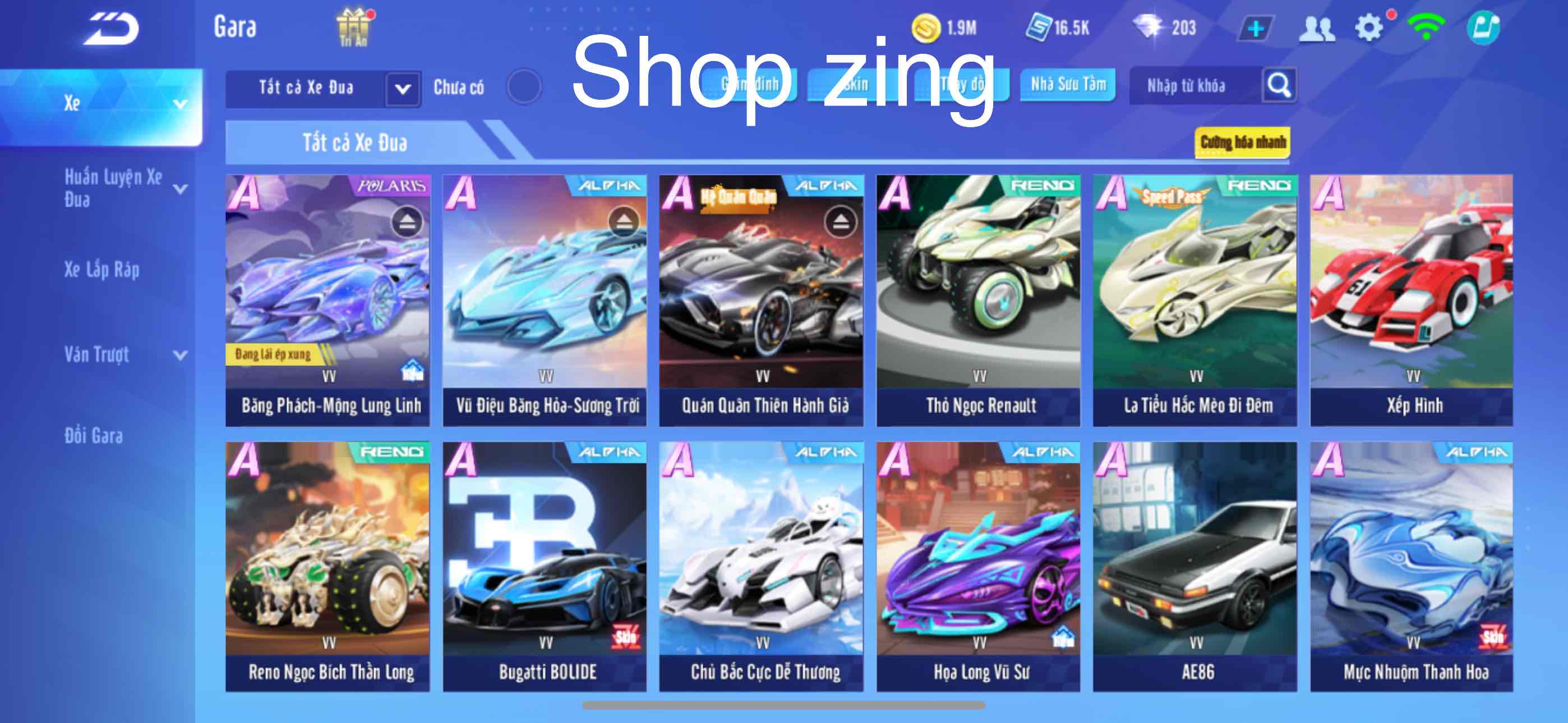 1. Tài khoản Z2412 - hình ảnh túi đồ