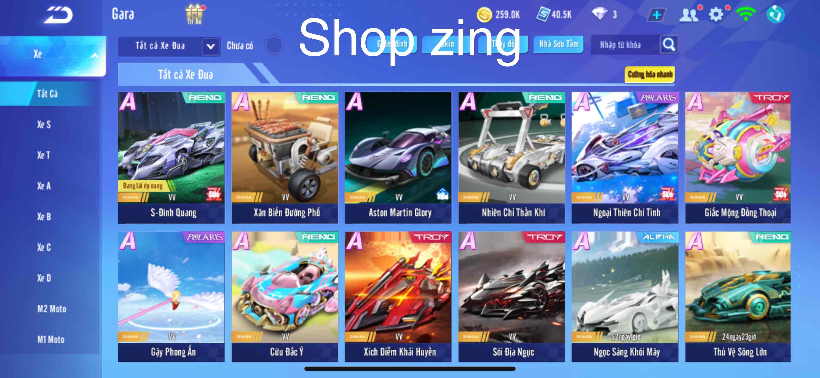 1. Tài khoản Z2413 - hình ảnh túi đồ