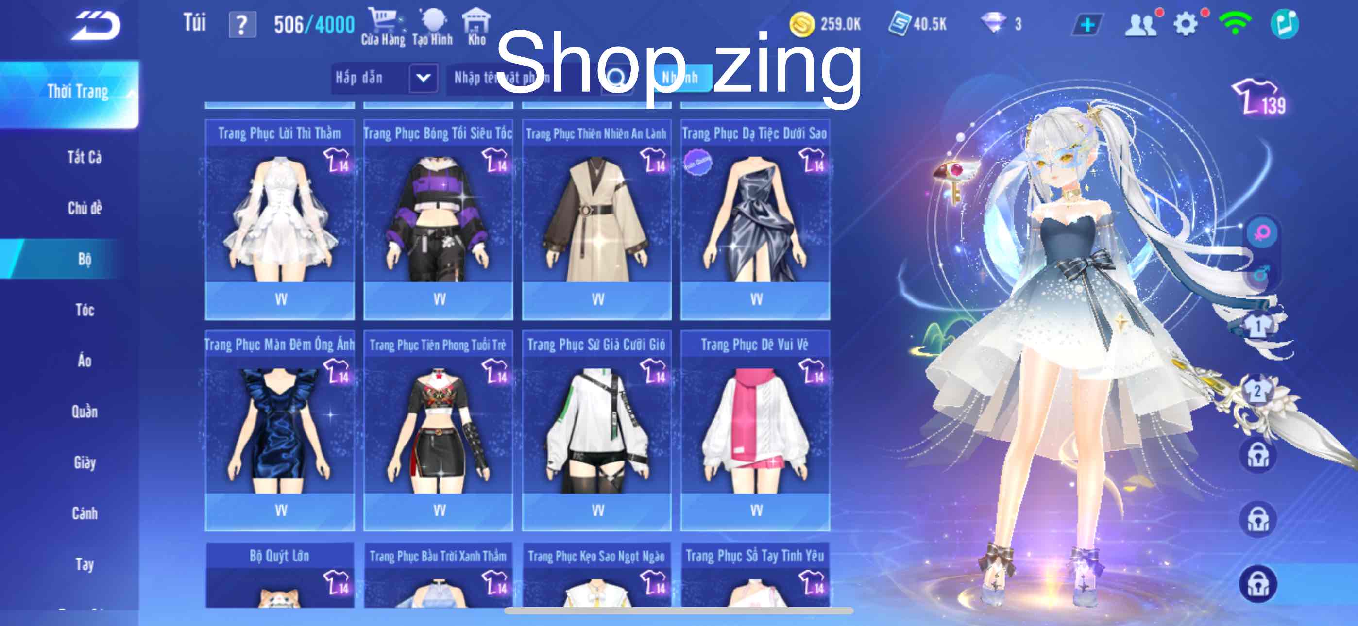 5. Tài khoản Z2413 - hình ảnh túi đồ