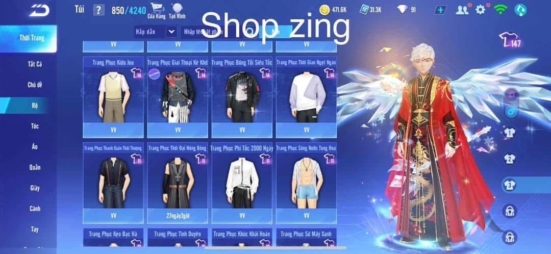 2. Tài khoản Z2415 - hình ảnh bảng ngọc