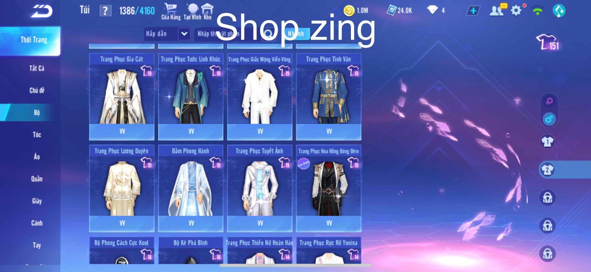 2. Tài khoản Z2416 - hình ảnh bảng ngọc