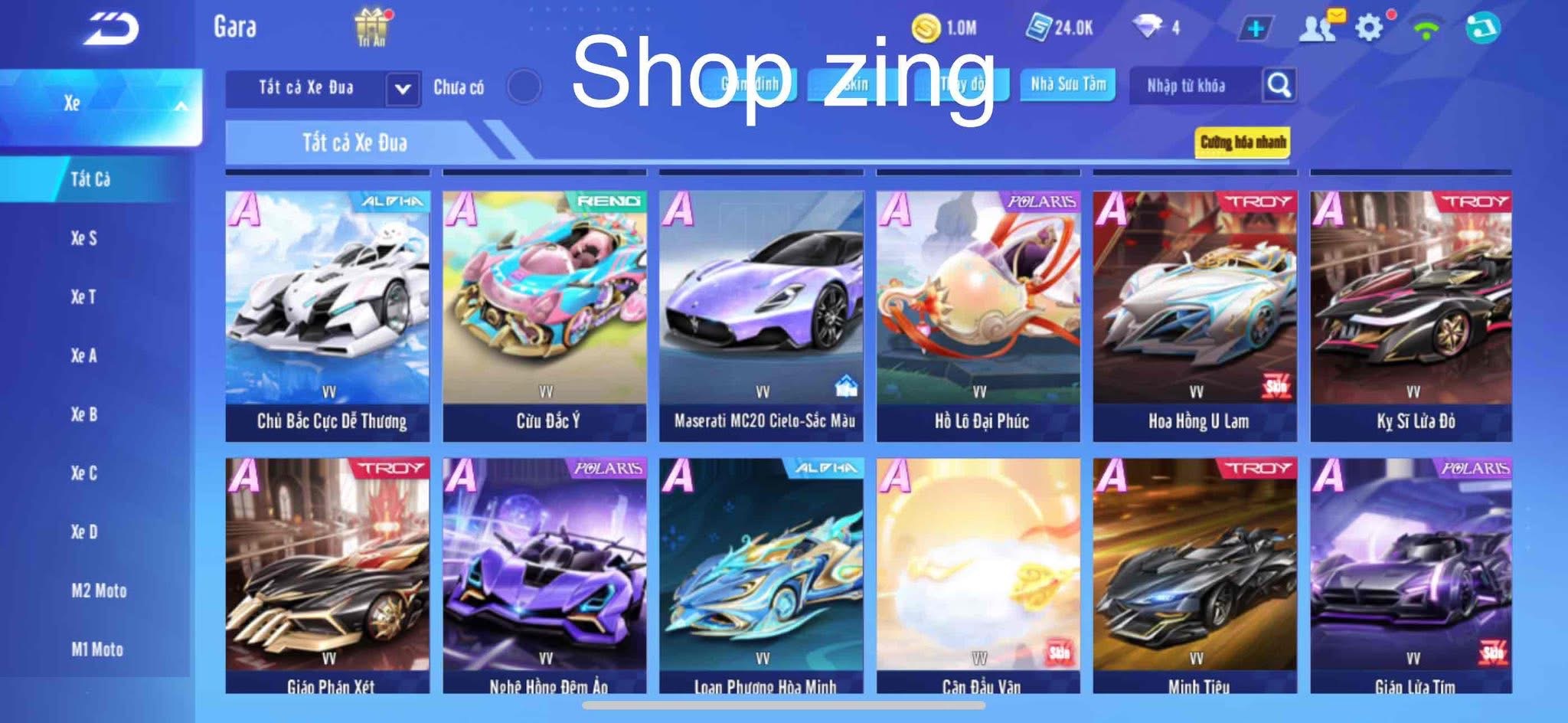 3. Tài khoản Z2416 - hình ảnh túi đồ