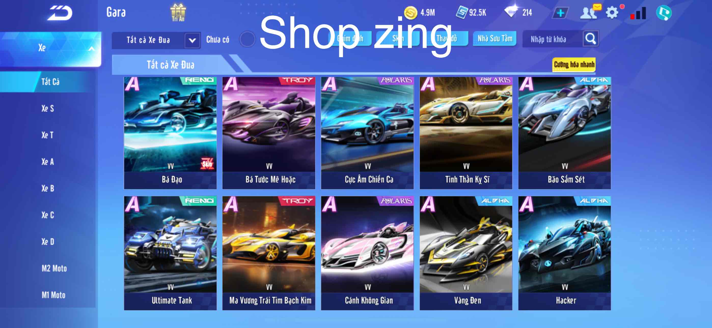 8. Tài khoản Z2996 - hình ảnh túi đồ