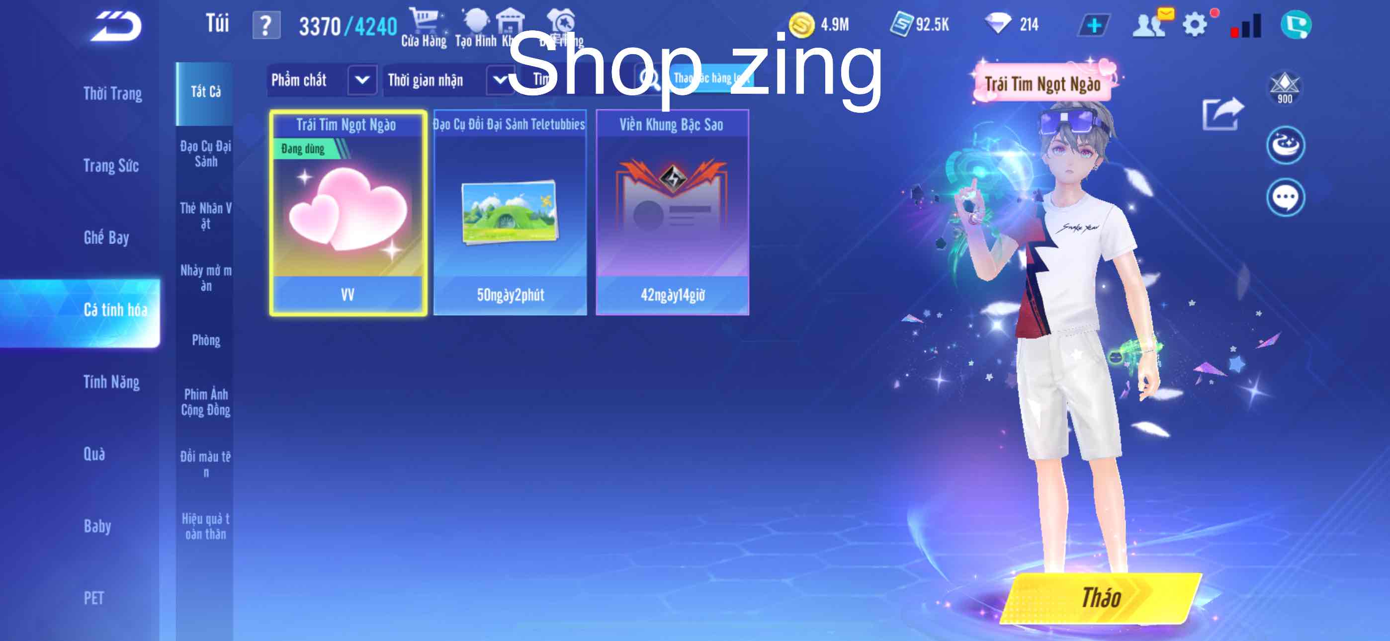 1. Tài khoản Z2996 - hình ảnh tướng