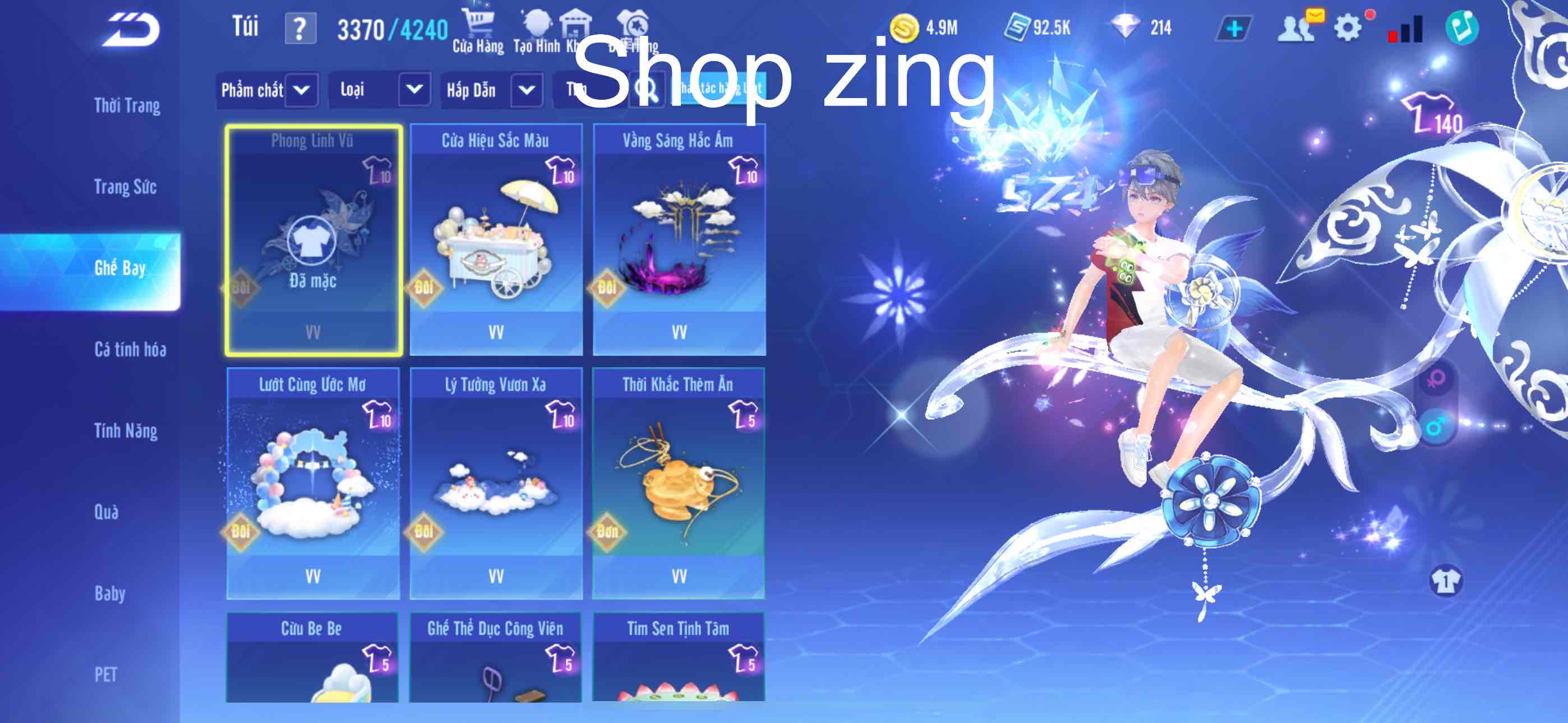 2. Tài khoản Z2996 - hình ảnh tướng