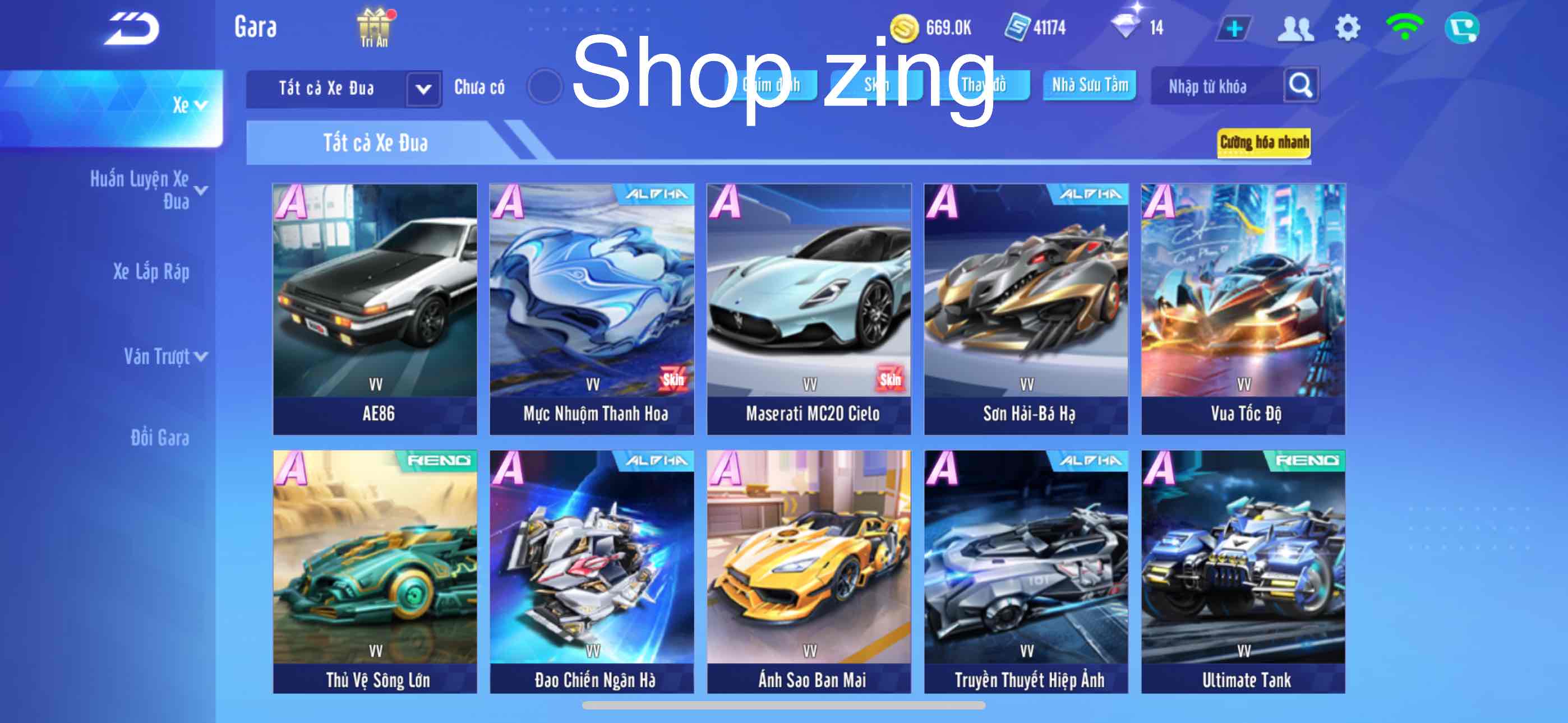 2. Tài khoản Z3624 - hình ảnh túi đồ