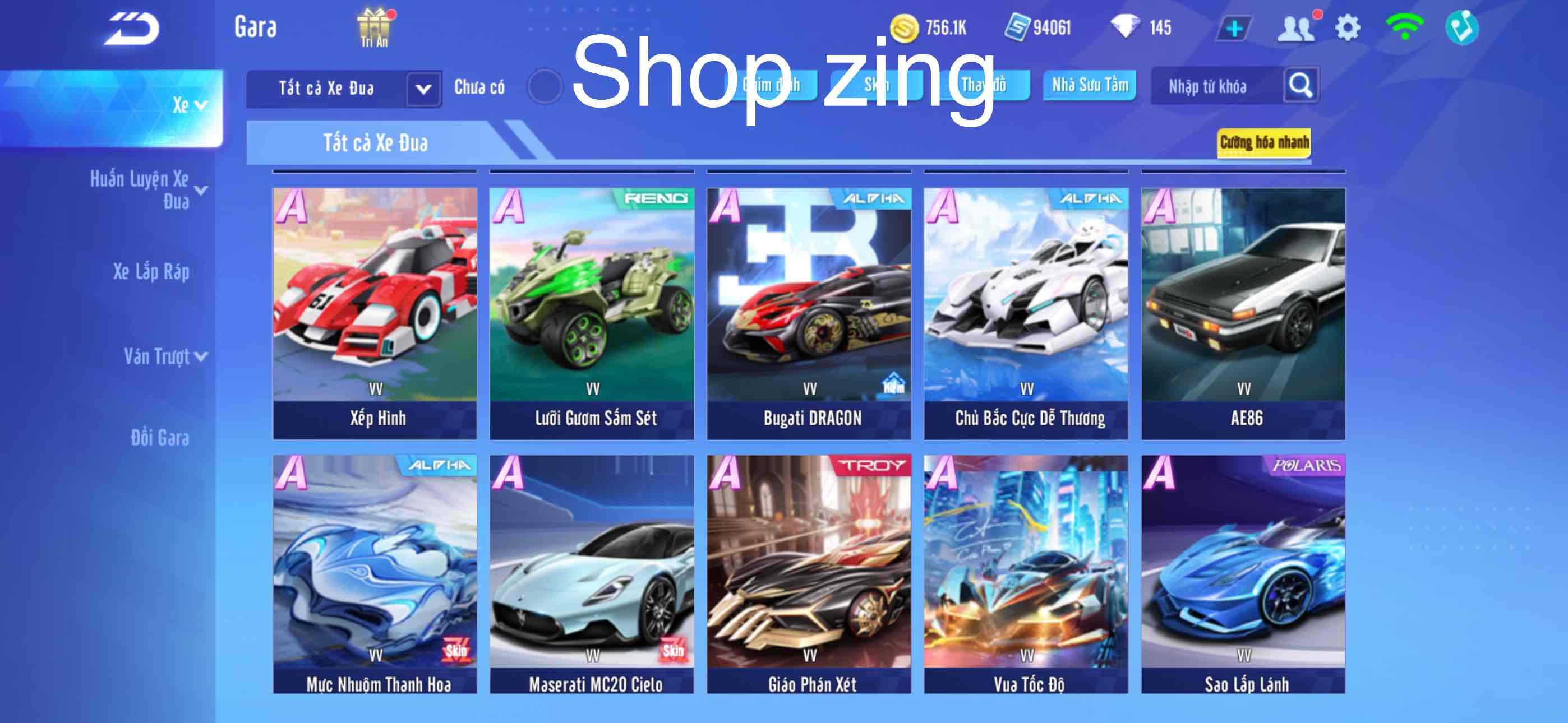 2. Tài khoản Z3680 - hình ảnh túi đồ