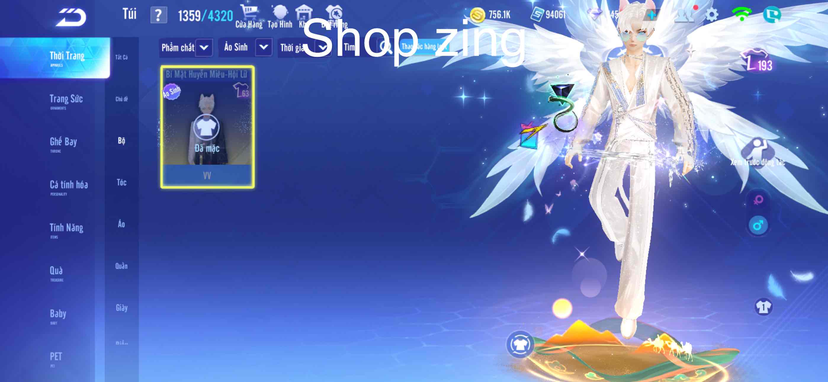 2. Tài khoản Z3680 - hình ảnh tướng