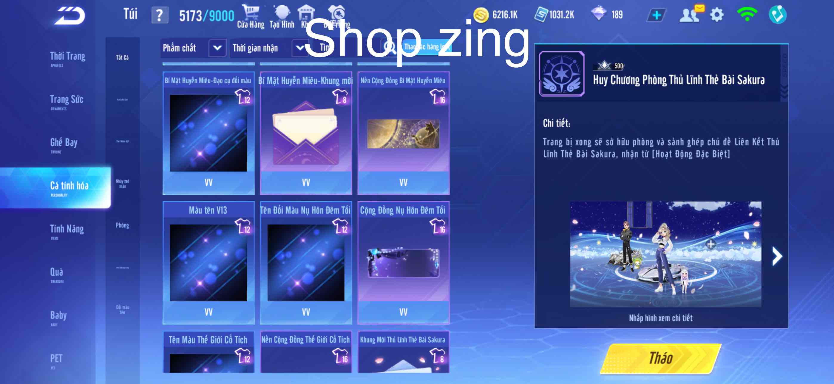 2. Tài khoản Z3775 - hình ảnh tướng