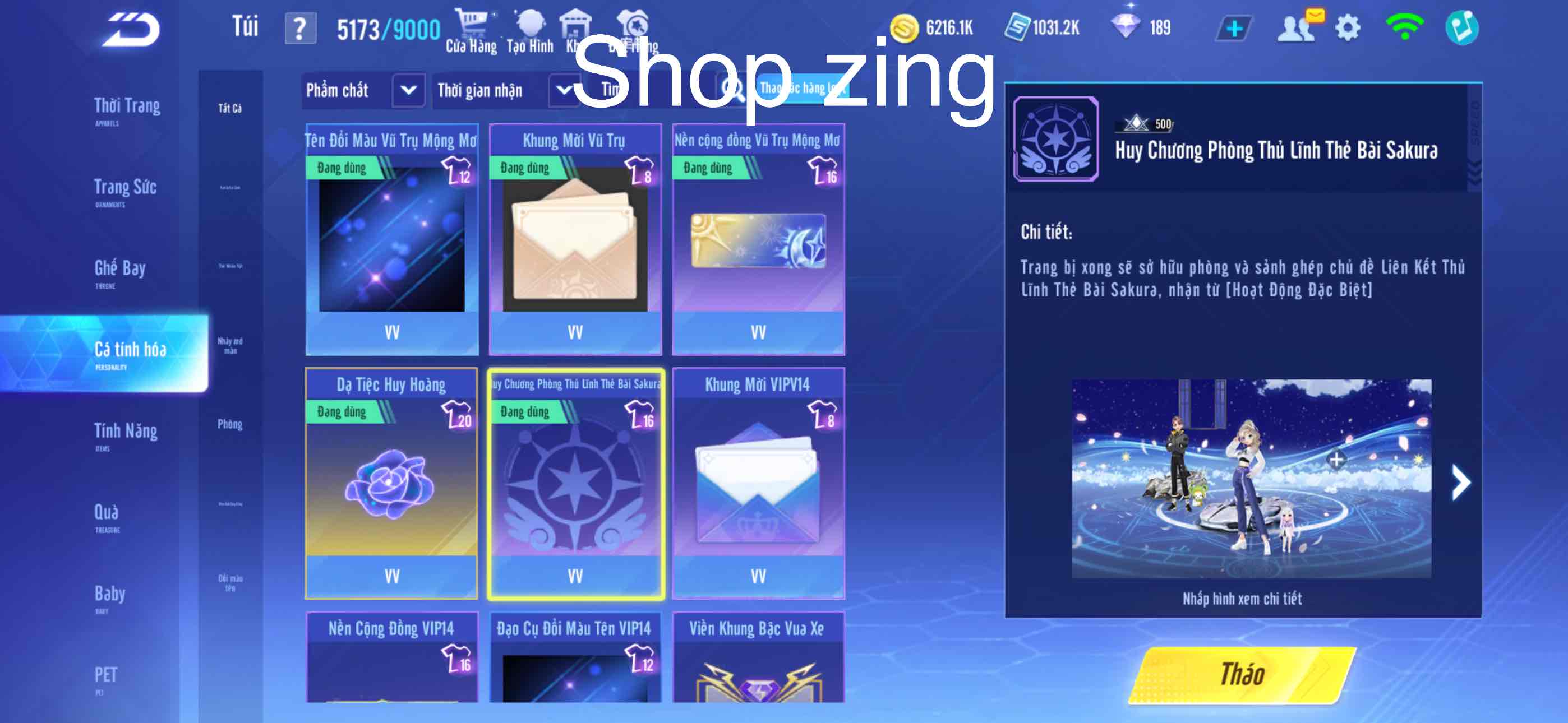 3. Tài khoản Z3775 - hình ảnh tướng