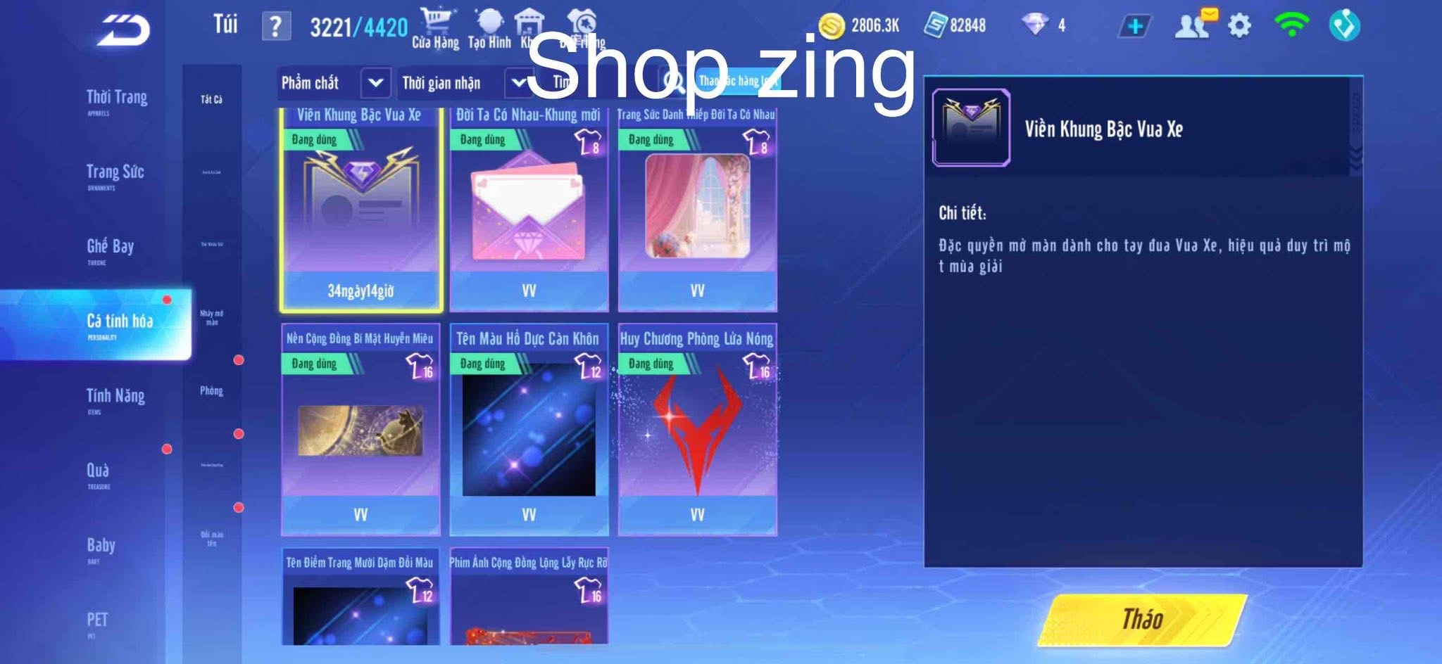 1. Tài khoản Z3786 - hình ảnh tướng