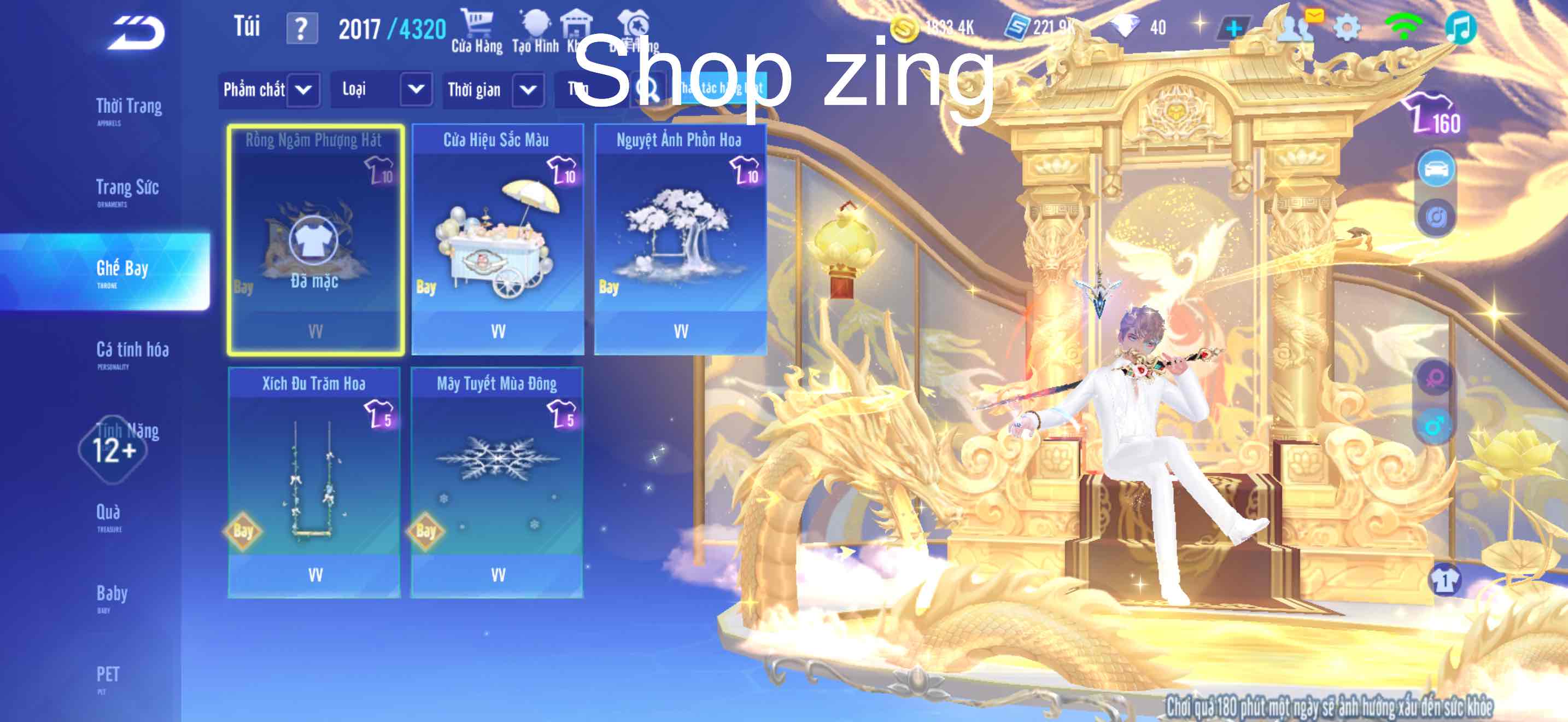 1. Tài khoản Z3816 - hình ảnh tướng