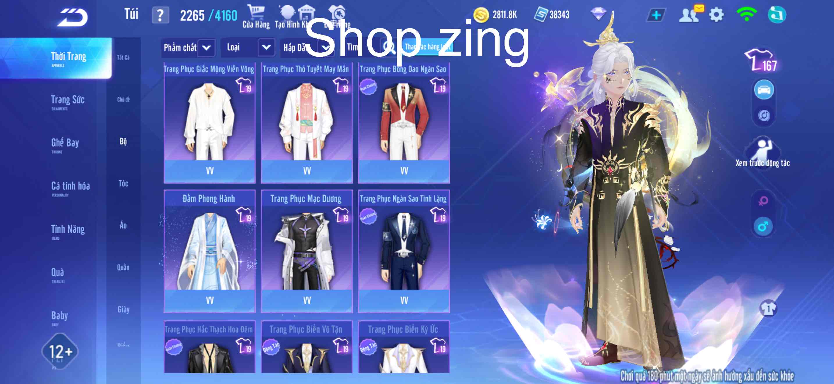 3. Tài khoản Z3824 - hình ảnh bảng ngọc