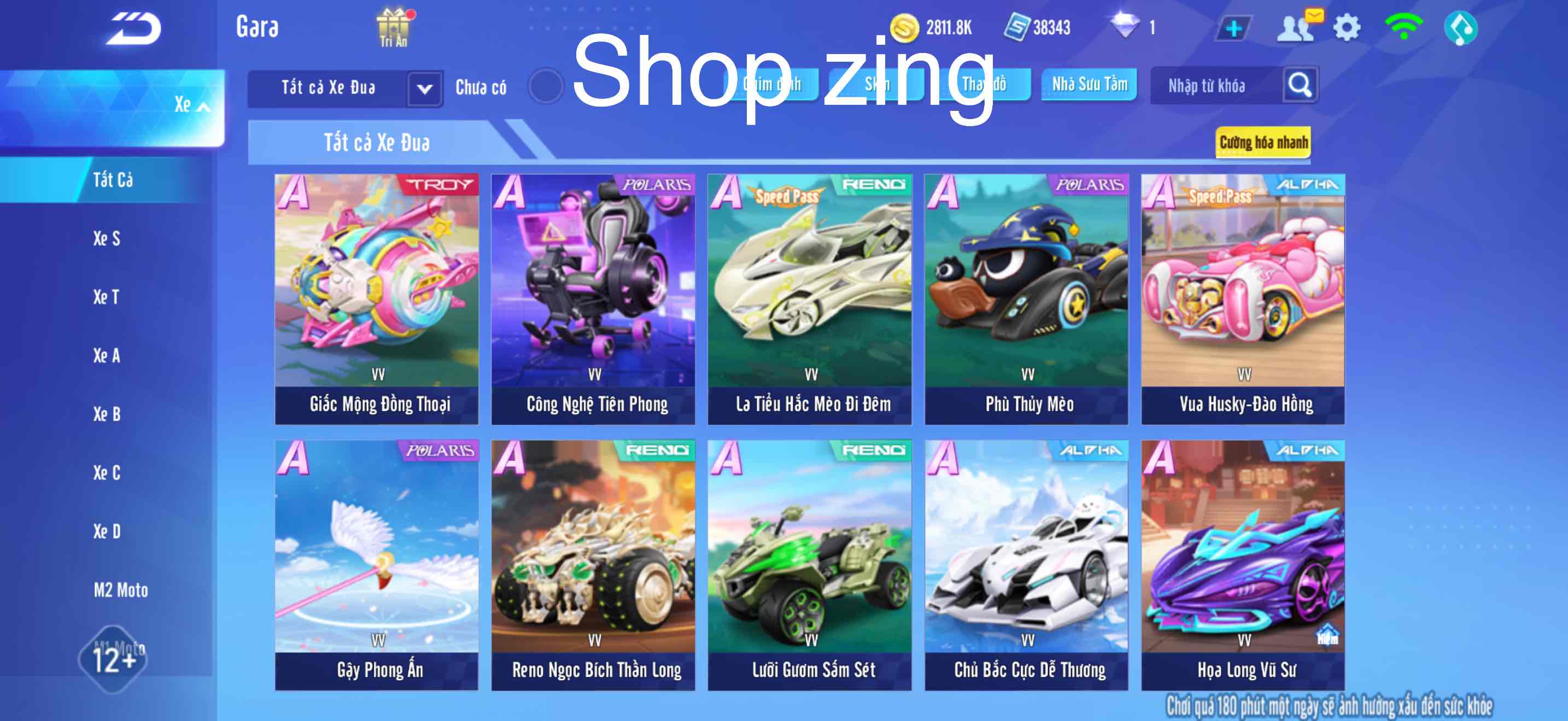 3. Tài khoản Z3824 - hình ảnh túi đồ