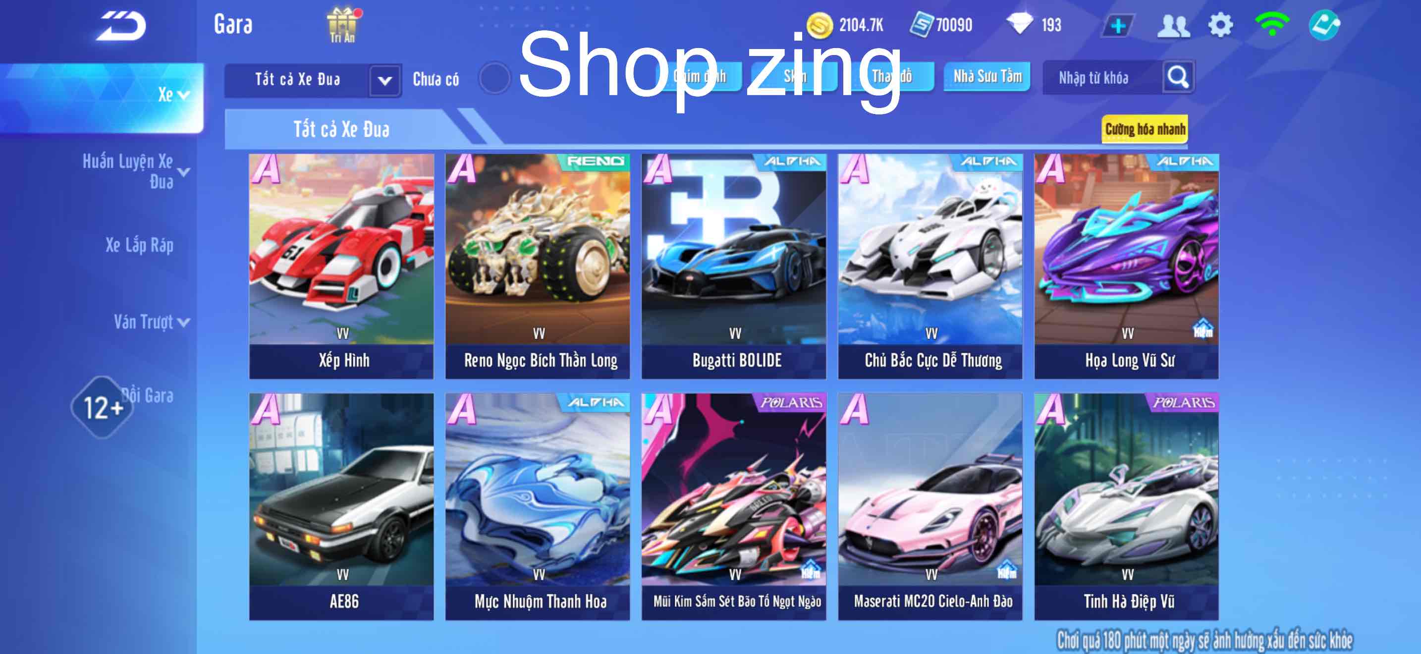 2. Tài khoản Z3827 - hình ảnh túi đồ