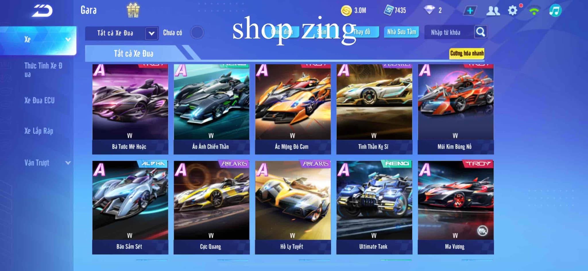 2. Tài khoản Z1722 - hình ảnh túi đồ