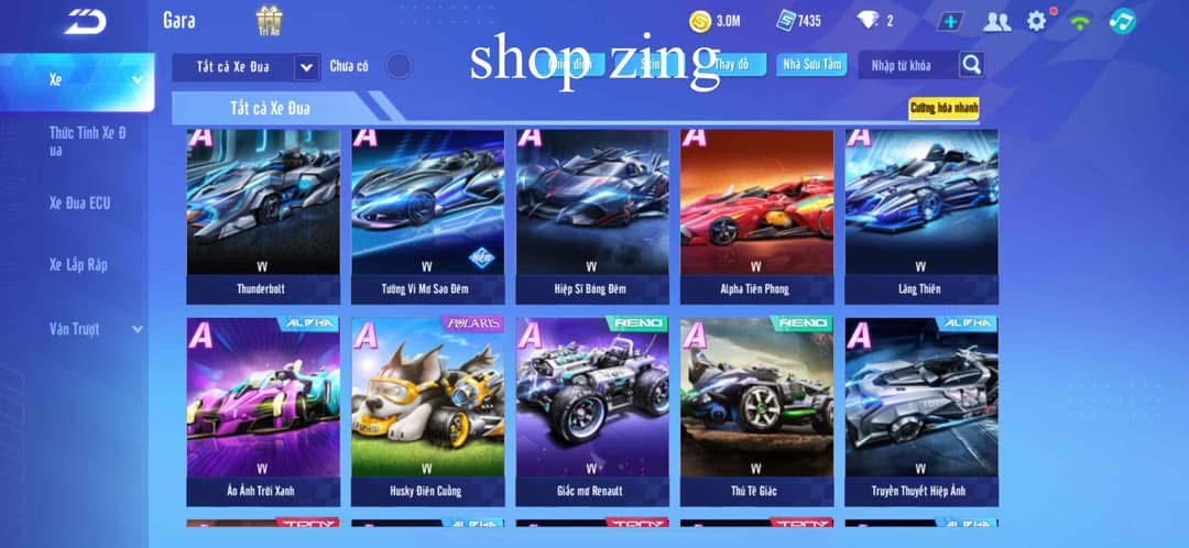 4. Tài khoản Z1722 - hình ảnh túi đồ