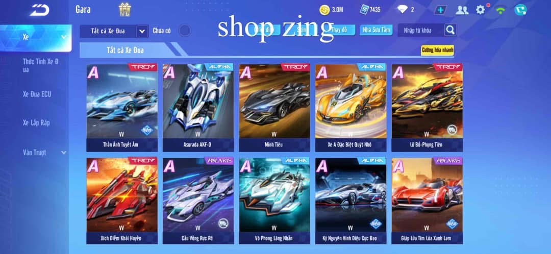 5. Tài khoản Z1722 - hình ảnh túi đồ